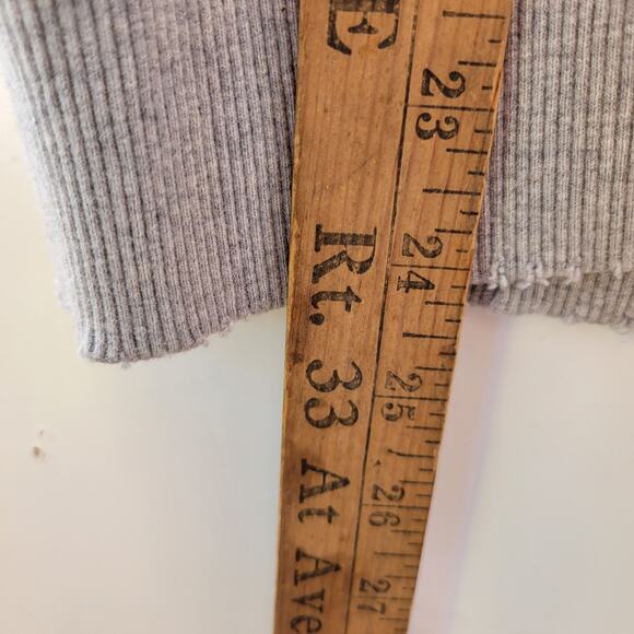 Free People That Tee Short Sleeve Pullover In Gray SZ S/P Oversized - Picture 4 of 9